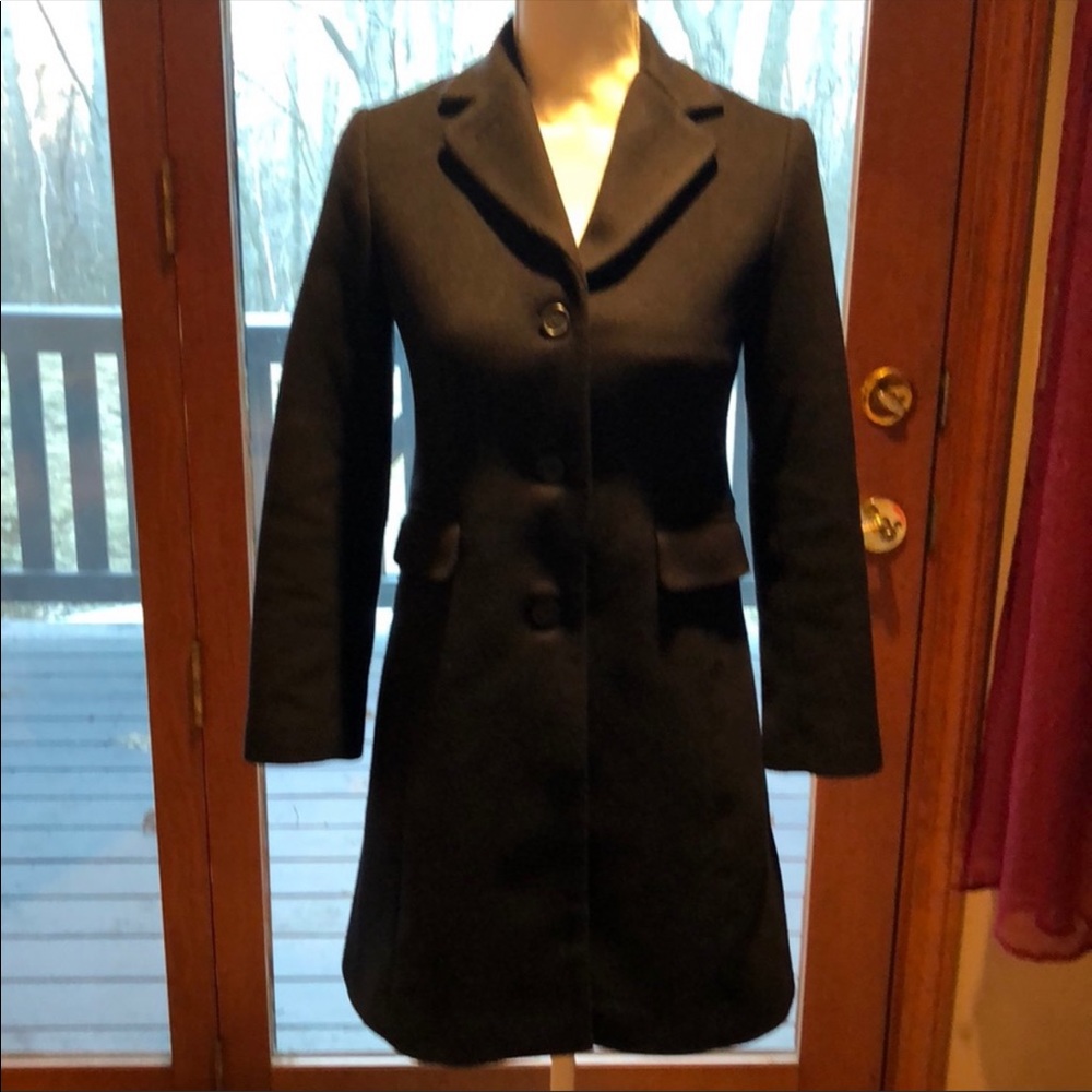 Beautiful J. CREW Black Coat